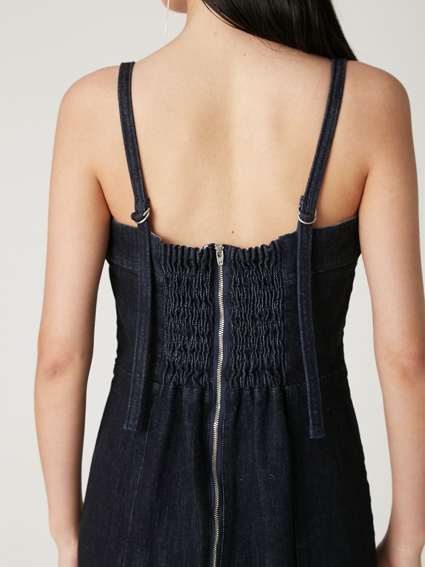 FRAY I.D「【Lee&times; FRAY I.D】ストレートデニムキャミワンピース」|ワンピース|