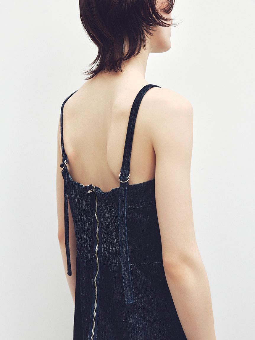 FRAY I.D「【Lee&times; FRAY I.D】ストレートデニムキャミワンピース」|ワンピース|
