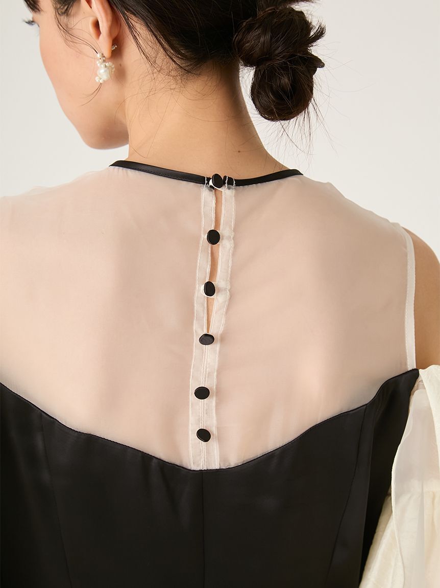 FRAY I.D「ラッフルスリーブドレス」|ドレス|