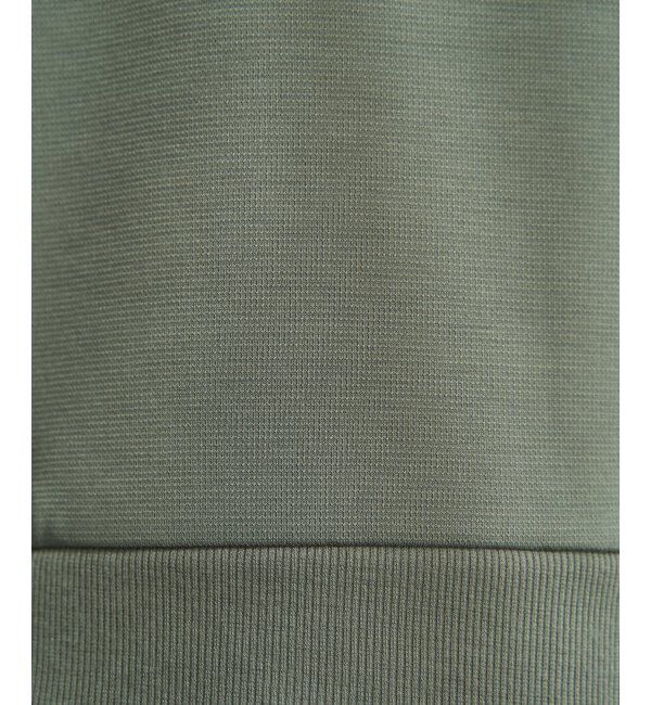 ikka「GOKU楽リップルダンボールクルーネック」|パーカー|