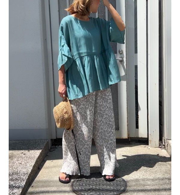 Lbc with Life「シアー2WAYリボンフレアブラウス」|シャツ・ブラウス|