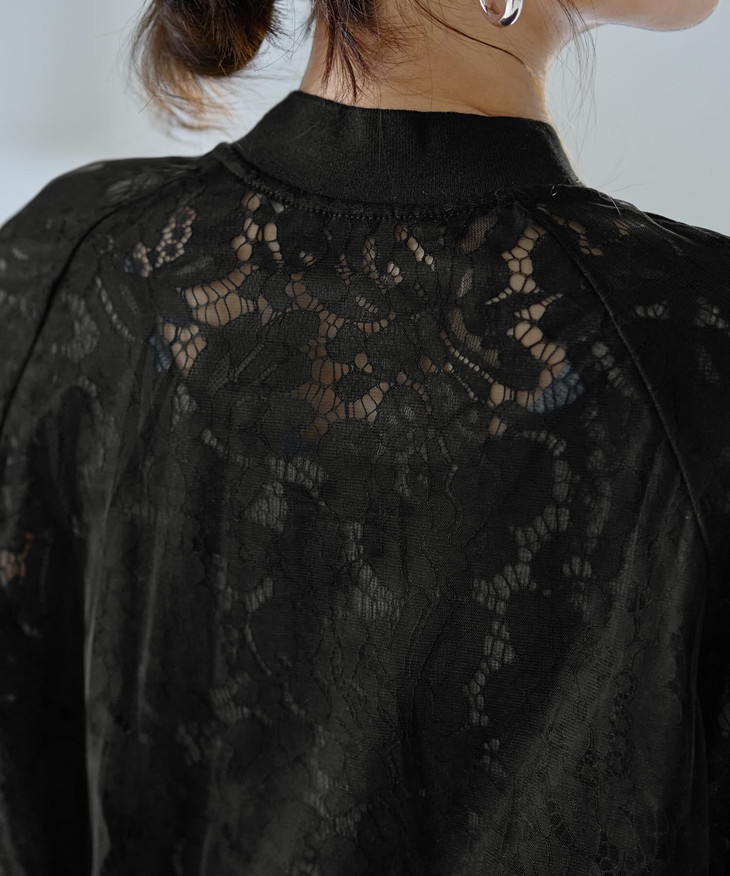 STYLE DELI「レースにチュールを重ねたブルゾン」|その他|