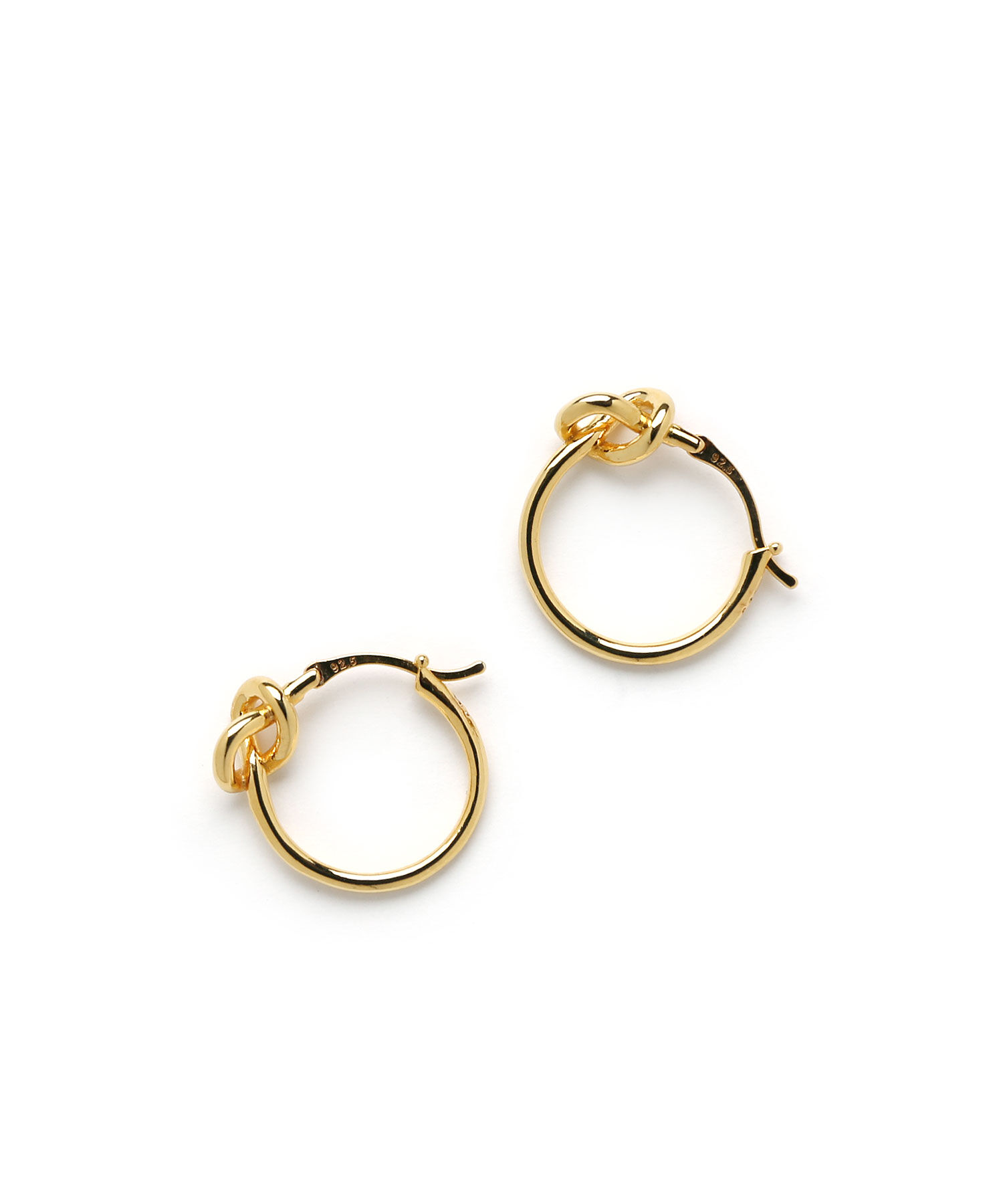 colleca la「[silver925]ノットフープピアス〈金属アレルギー対応〉」|ピアス|