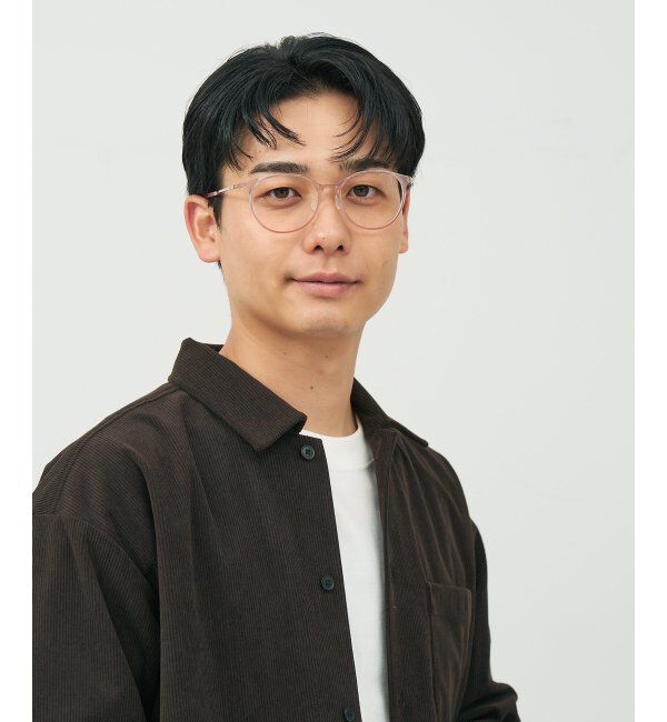  「MAQuillAGE(マキアージュ) コラボ｜ 血色感 メガネ | 中顔面短縮みえ メイク 大人可愛い レンズ交換券付」|メガネ|