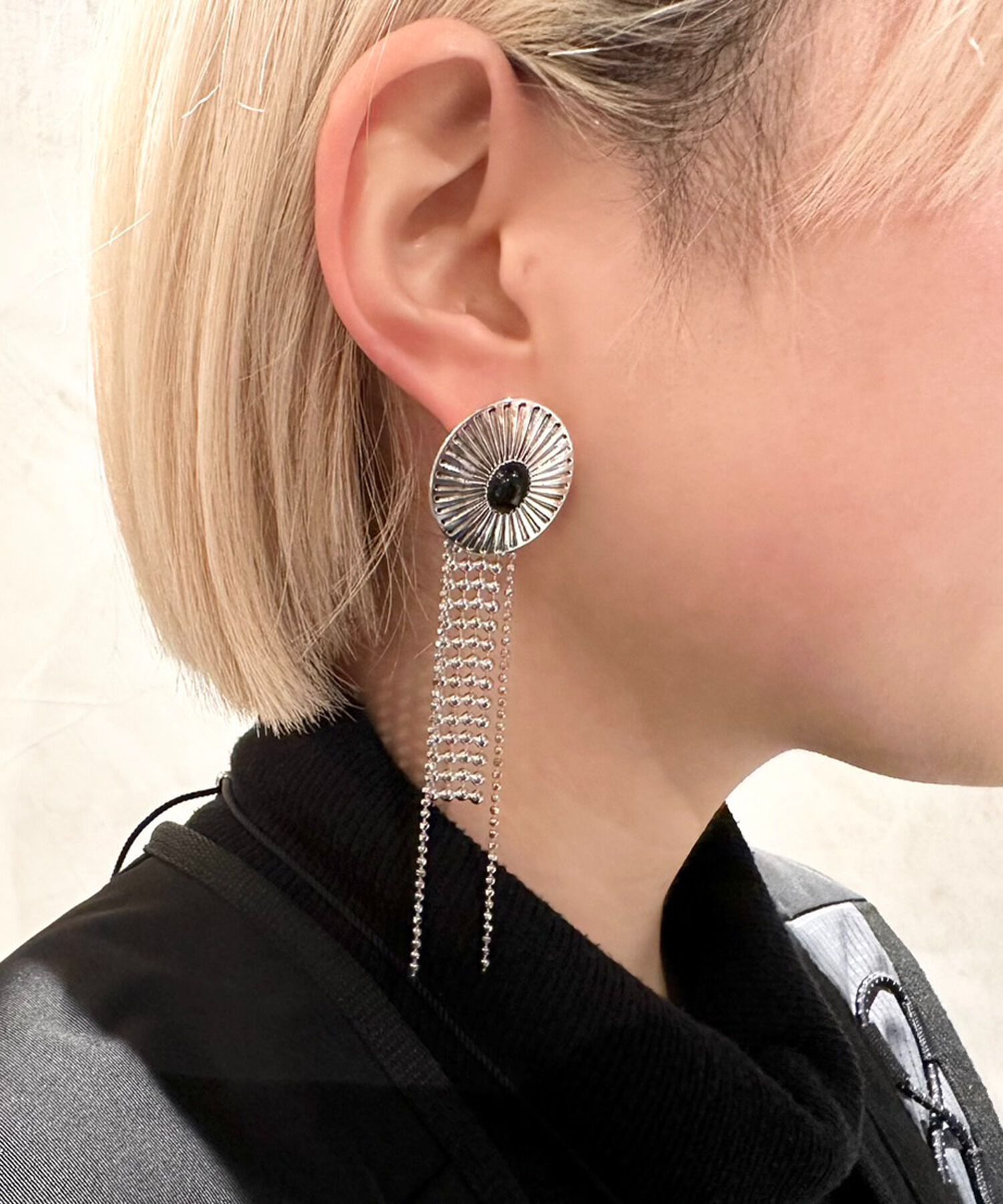 Phoebe+「【amplis】teresa ピアス　シルバー」|ピアス|シルバー