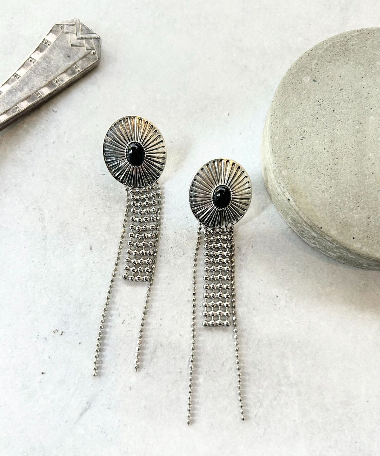 Phoebe+「【amplis】teresa ピアス　シルバー」|ピアス|