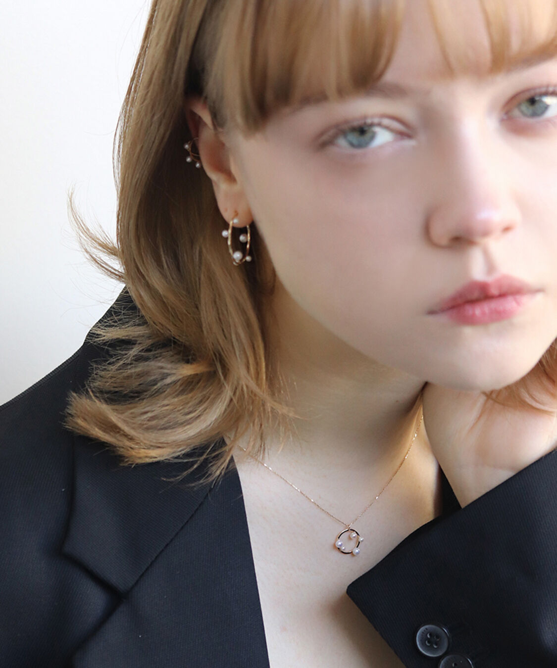  「パール リリー サークル ネックレス| K10YG〈2026 Spring Collection〉」|ネックレス|