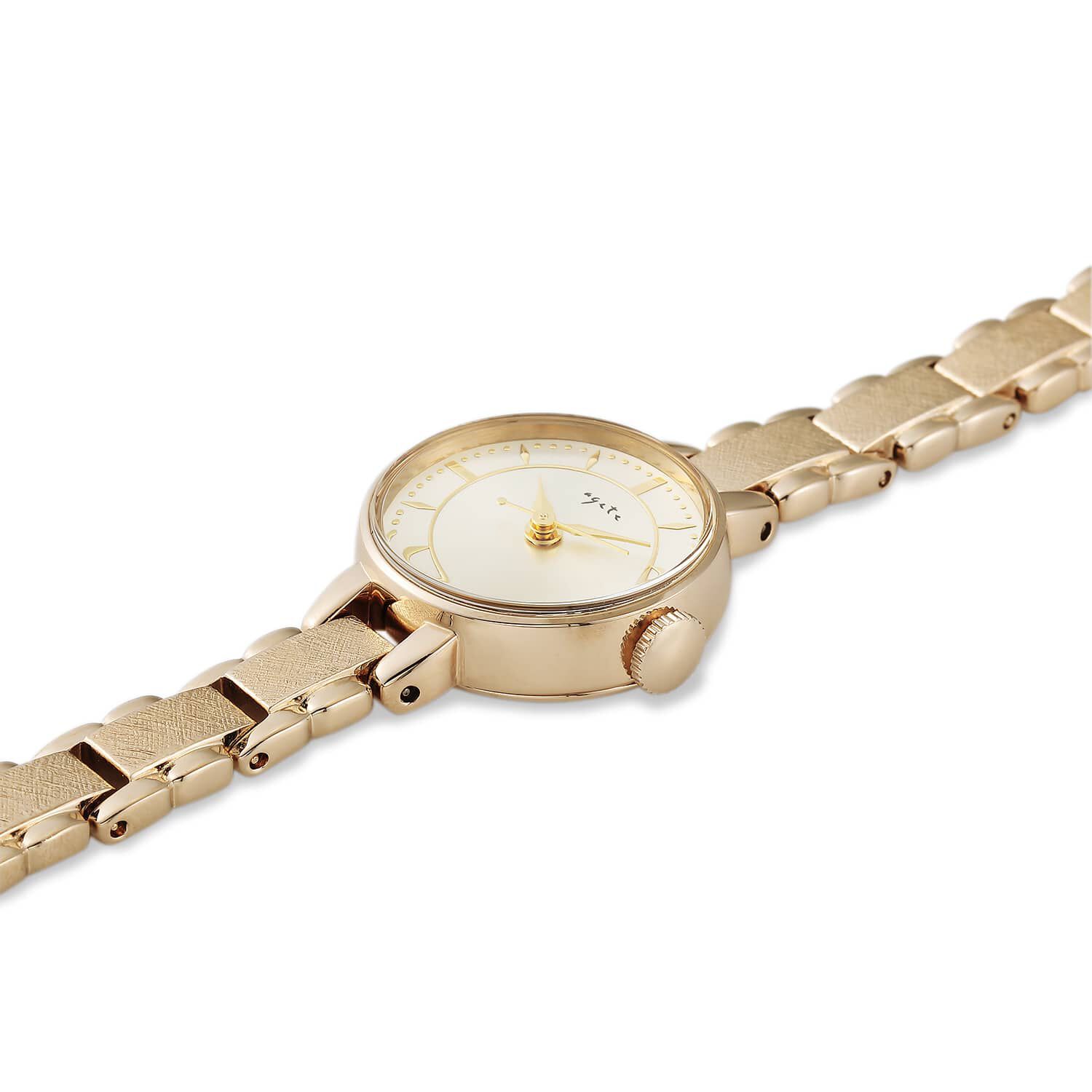 agete「ラウンドフェイスウォッチ【AGETENO.50YG時計】」|腕時計|