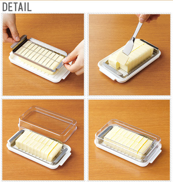 BACKYARD FAMILY「バターケース スケーター SKATER バターカッター カット おしゃれ ステンレス 通販 ケース」|食器・キッチングッズ|