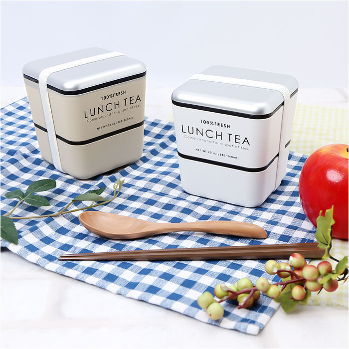 BACKYARD FAMILY「お弁当箱 おしゃれ 大人 女性 通販 ランチボックス 弁当箱 女子 二段 かわいい 紅茶缶」|食器・キッチングッズ|