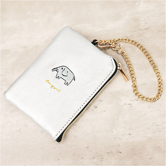 BACKYARD FAMILY「コインケース キーリング付 通販 小銭入れ 小物入れ ポーチ リール付き 財布 サイフ さいふ」|コインケース|