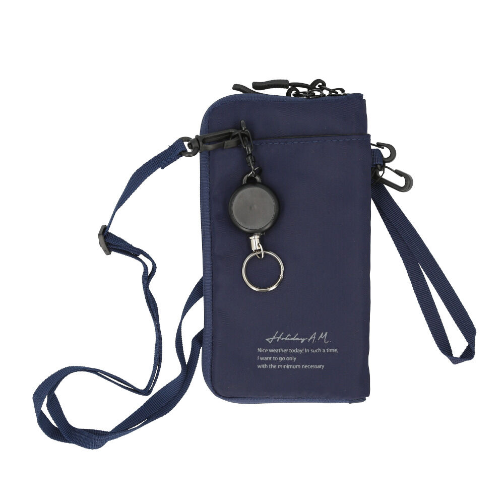 BACKYARD FAMILY「スマホショルダー 財布 通販 スマホ ポーチ ショルダー メンズ レディース スマホポーチ」|ショルダー・メッセンジャー|ブルー1