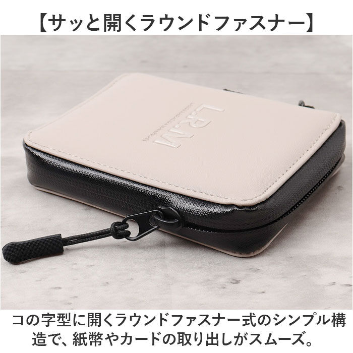 BACKYARD FAMILY「lrm 財布 メンズ財布 通販 折り財布 二つ折り 二つ折り財布 TPUプリント ミドル財布」|財布|