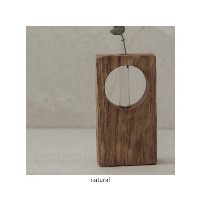 BACKYARD FAMILY「フラワーベース 古材 丸窓 通販 花瓶 一輪挿し 試験管 Flower vas 花器 フラワー」|その他|