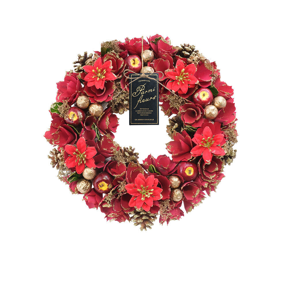 BACKYARD FAMILY「リース 造花 通販 Lサイズ ナチュラルリース フラワーリース プリザーブドフラワー 壁飾り」|その他|その他1