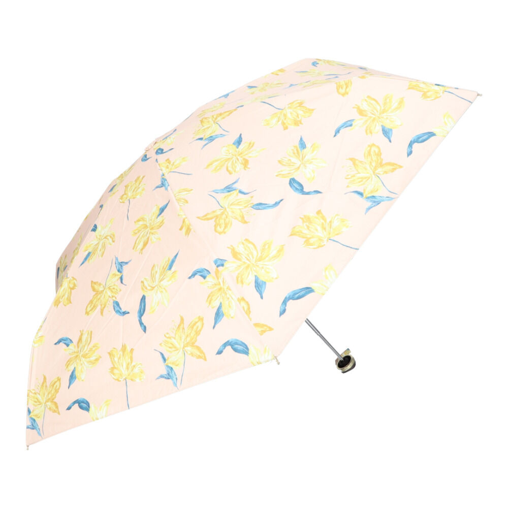 BACKYARD FAMILY「because 折りたたみ傘 晴雨兼用 ビコーズ 通販 日傘 折りたたみ 晴雨兼用傘 折り畳み傘」|傘|ピンク1