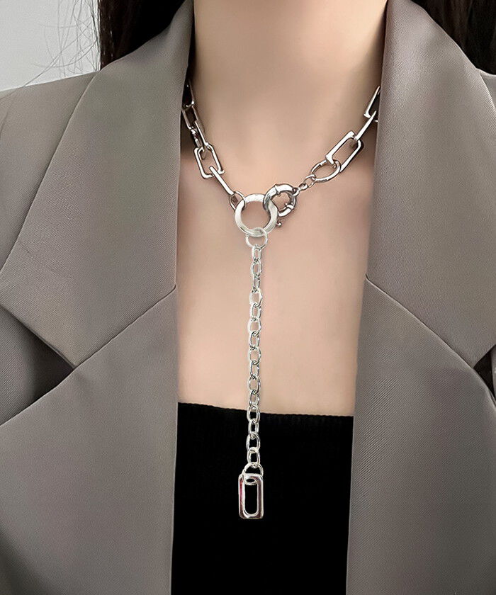 BACKYARD FAMILY「ネックレス チェーン 太め 通販 ダイヤモンドハーツ nec-0370 Diamond」|その他|