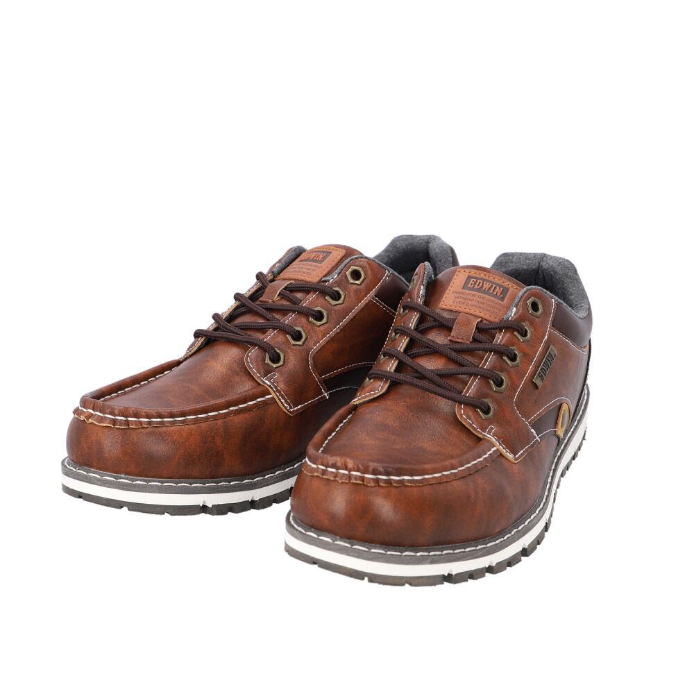 BACKYARD FAMILY「EDWIN スニーカー エドウィン EDW-7984 通販 靴 ローカットスニーカー 運動靴」|スリッポン|ブラウン1