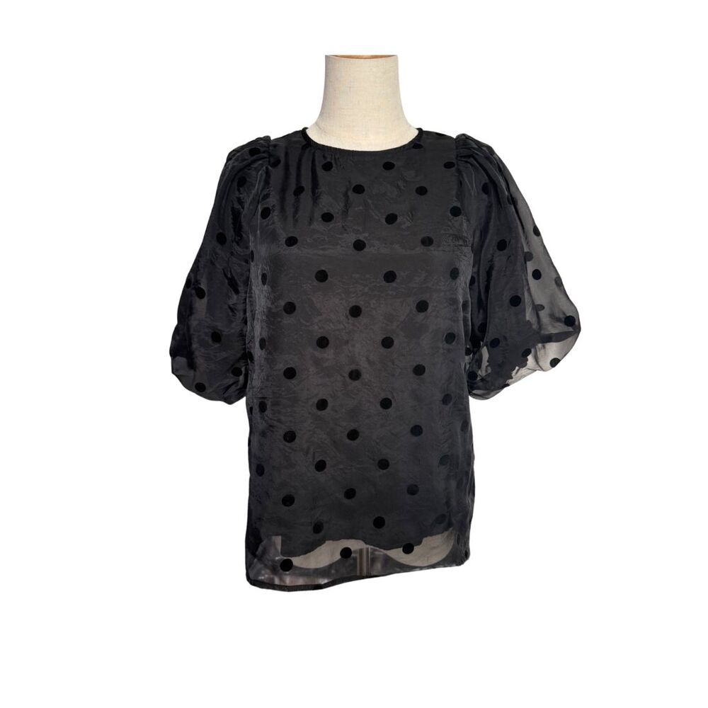 BACKYARD FAMILY「ブラウス オーガンジー レディース 通販 シャツ レディースシャツ レディースブラウス おしゃれ」|シャツ・ブラウス|ブラック2