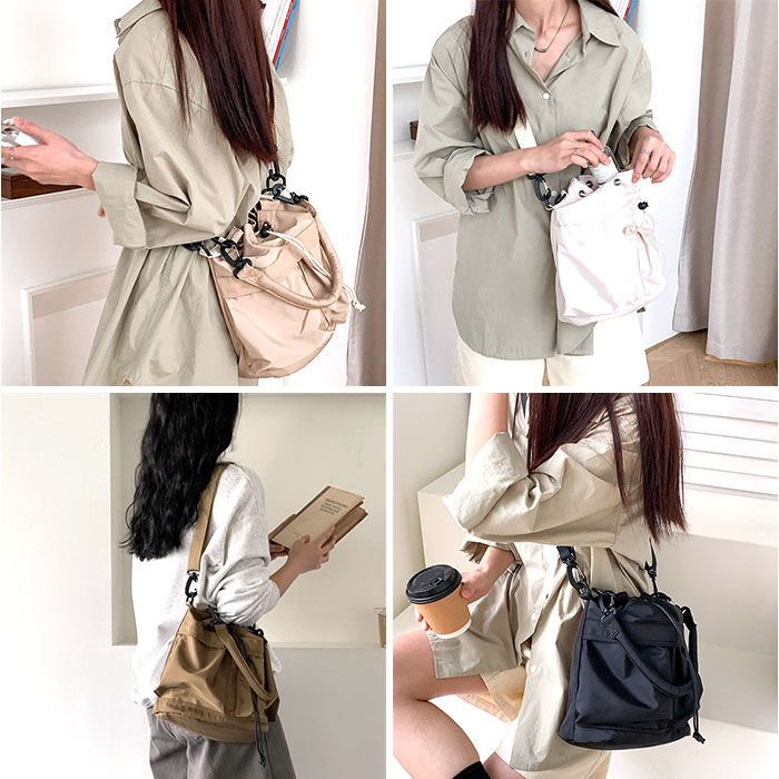 BACKYARD FAMILY「巾着バッグ ショルダー 通販 ショルダーバッグ ショルダーバック レディース 巾着ショルダーバッグ」|ショルダー・メッセンジャー|