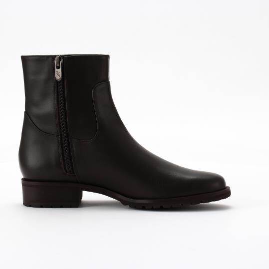 銀座かねまつ「LSFM2579STECHO 【本革】【防水】アクアベルショートブーツ」|レインシューズ|