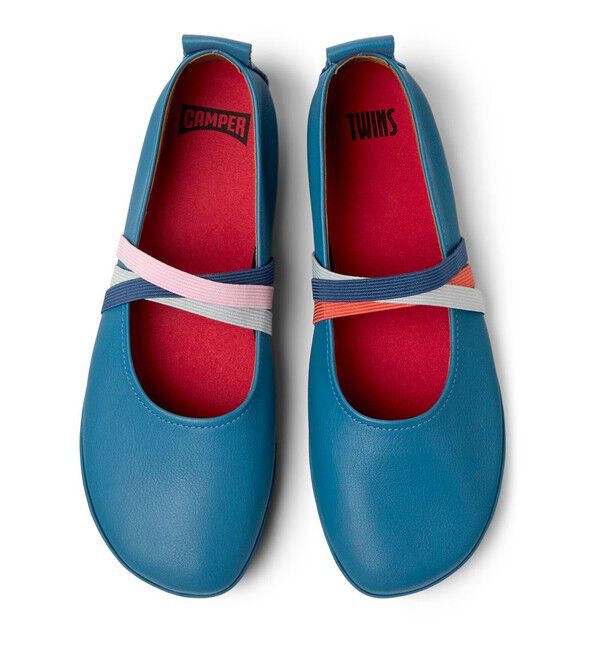 CAMPER「[カンペール] TWINS / フラットシューズ」|パンプス|ブルー