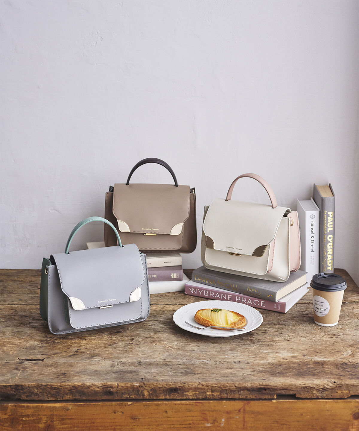 Samantha Thavasa「フラップデザイン ワンハンドルバッグ」|ハンドバッグ|