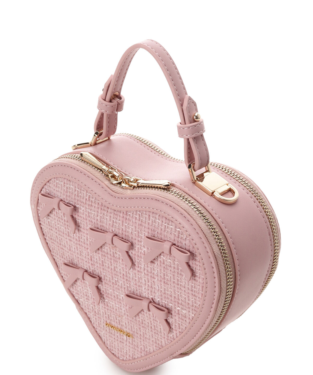 Samantha Vega「ツイードリボンハート型ショルダーバッグ」|ショルダー・メッセンジャー|