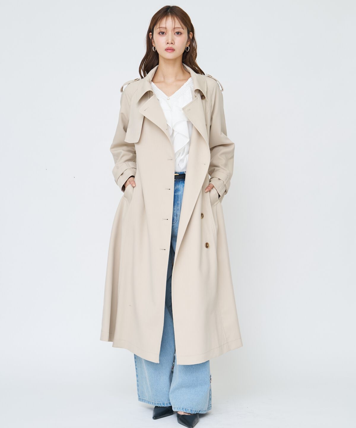 アンドクチュール「アイコニックトレンチコート」|トレンチコート|