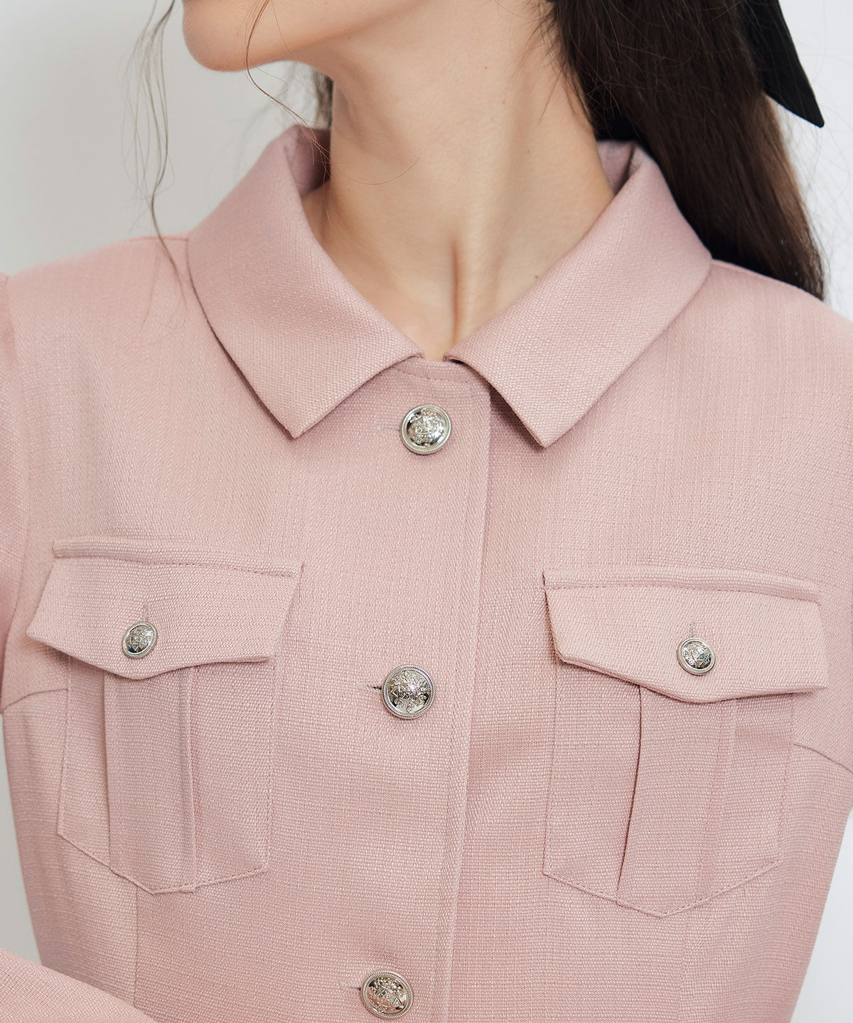 REDYAZEL「スプリングツイードシャツミニフレアワンピース」|ワンピース|