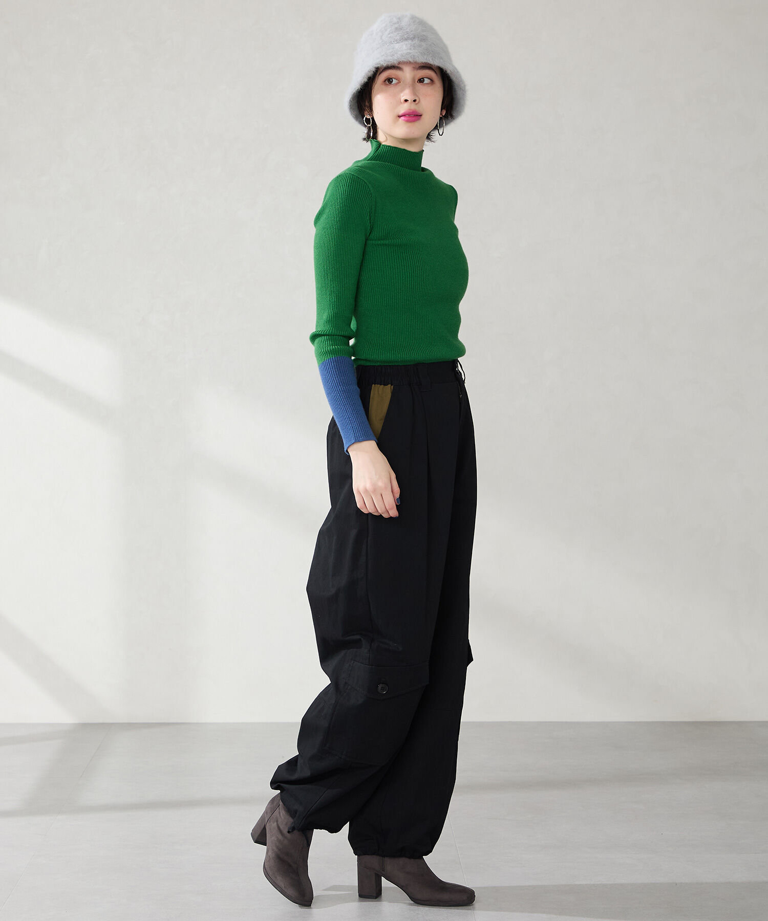 ORiental TRaffic「スエードストレッチヒールブーツ/51420」|ショートブーツ|