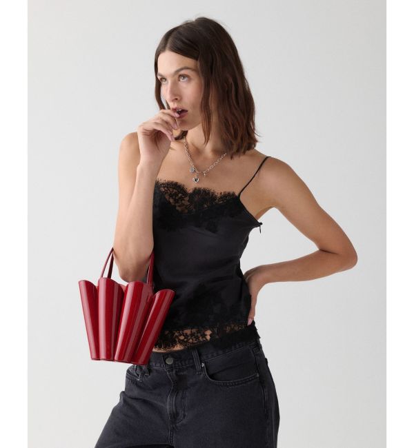 kate spade new york「ザ パテント スペードフラワー バケット バッグ」|ショルダー・メッセンジャー|