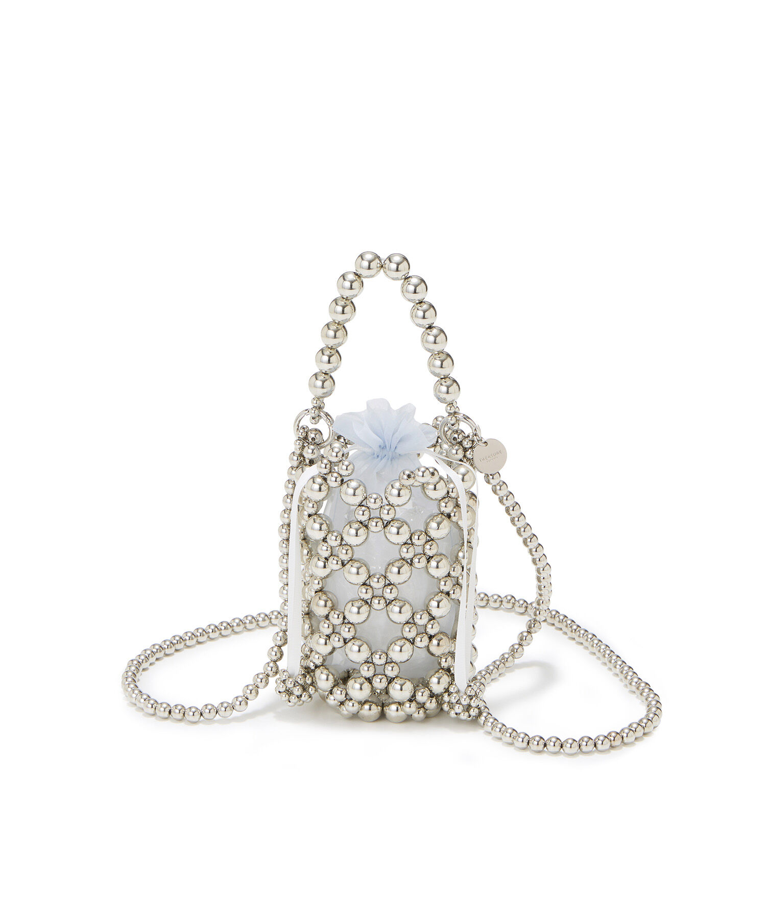 TOPKAPI TREASURE「【TREASURE TOPKAPI】ボールビーズ ミニ ショルダー バッグ オーガンジー巾着ポーチ付き」|ショルダー・メッセンジャー|