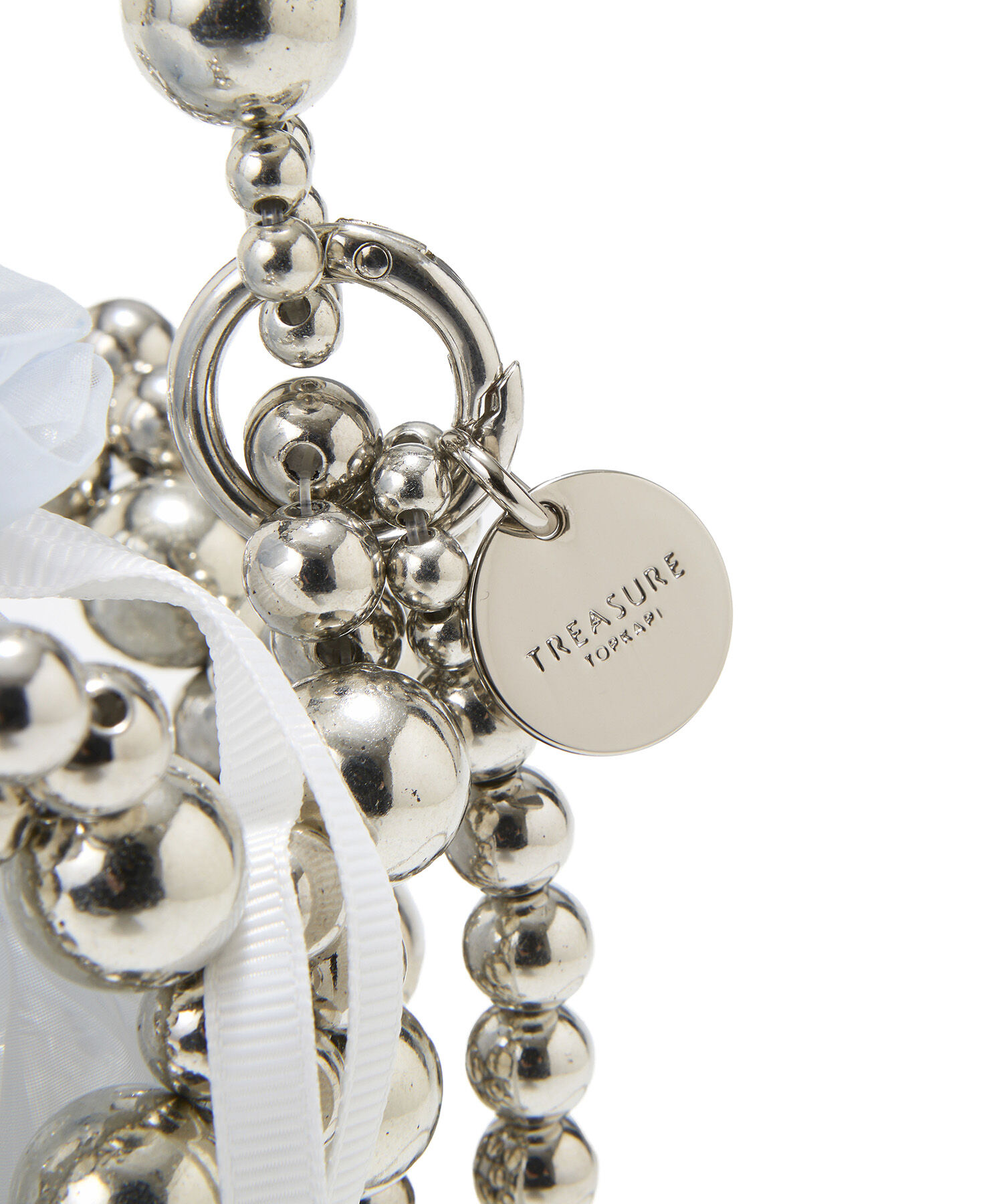 TOPKAPI TREASURE「【TREASURE TOPKAPI】ボールビーズ ミニ ショルダー バッグ オーガンジー巾着ポーチ付き」|ショルダー・メッセンジャー|