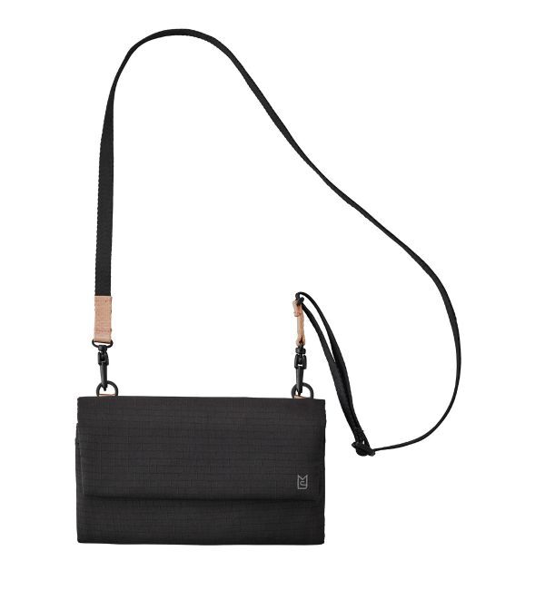 MILESTO「Hutte マルチショルダーバッグ」|ショルダー・メッセンジャー|ブラック