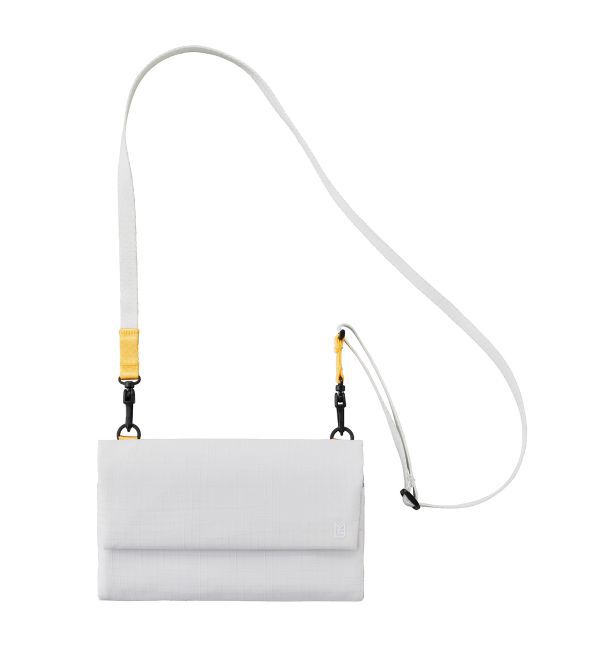 MILESTO「Hutte マルチショルダーバッグ」|ショルダー・メッセンジャー|ライトグレー