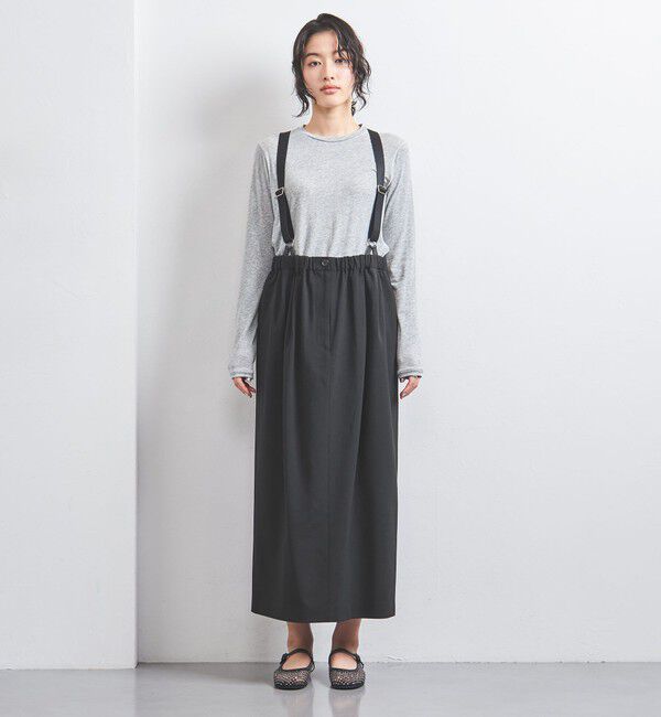 UNITED ARROWS「サスペンダー スカート」|スカート|