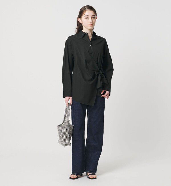 UNITED ARROWS「ドレープ ギャザー シャツ ‐ウォッシャブル‐」|シャツ・ブラウス|