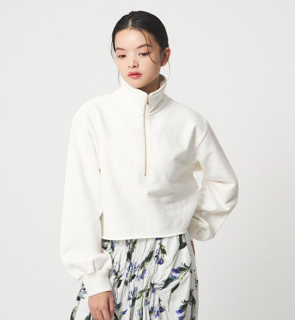 EMMEL REFINES「＜EMMEL REFINES＞EM ウラケ ハーフジップ プルオーバー」|スウェット・ジャージ|