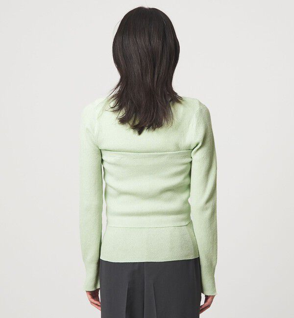 UNITED ARROWS green label relaxing「リブ ニット ビスチェ ウォッシャブル」|ベスト・ジレ|