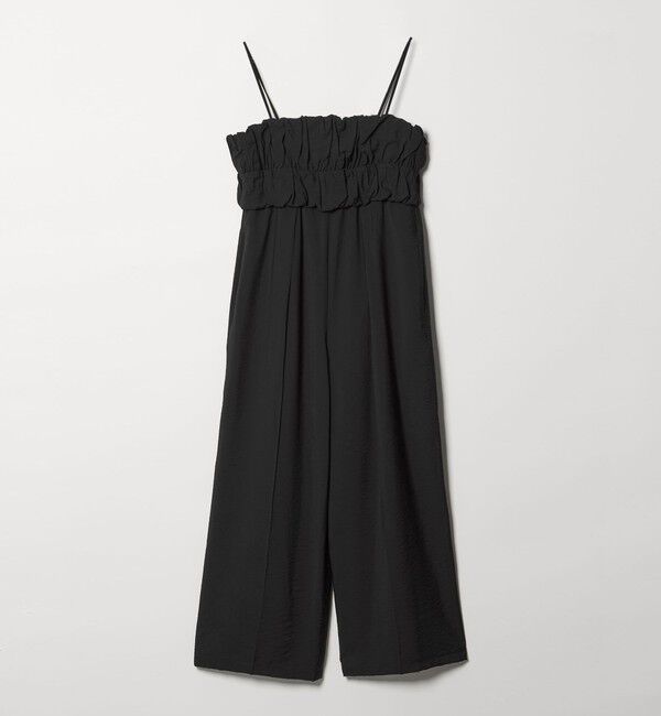 EMMEL REFINES「＜EMMEL REFINES＞EM ビスチェライク サロペット」|オールインワン|BLACK