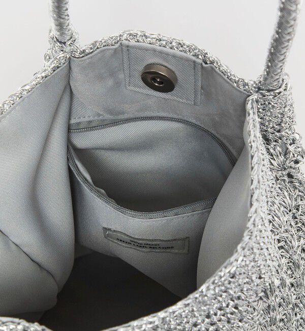 UNITED ARROWS green label relaxing「メタリックヤーンレーシー トートバッグ / ショルダーバッグ」|ショルダー・メッセンジャー|