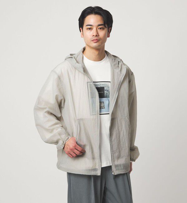 UNITED ARROWS green label relaxing「シアー リップ ジップ パーカー」|ブルゾン・スタジャン|