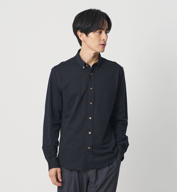 BEAUTY&YOUTH UNITED ARROWS「クイック ストレッチ シャンブレー ボタンダウン シャツ SLIM型 吸水速乾 」|シャツ・ブラウス|