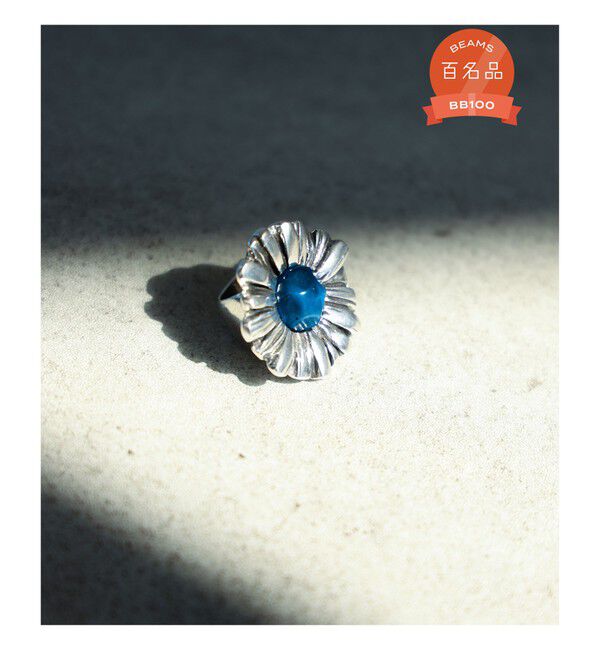 Ray BEAMS 「Otro Accesorio / フラワー リング」|リング|BLUE
