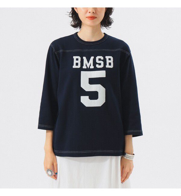 BEAMSBOY「テンジク フットボール 3/4 Tシャツ ＜定番 / 着回し力抜群＞」|Tシャツ・カットソー|