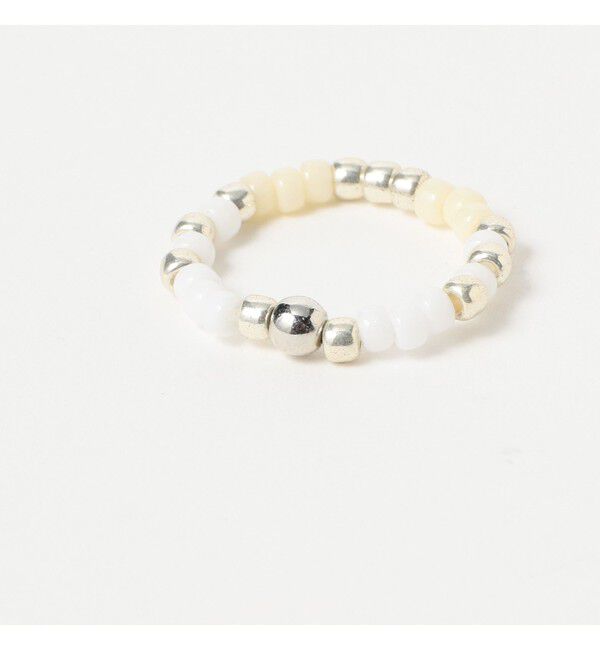 BEAMSBOY「淡水パール &times; ビーズ リング 2P」|その他|