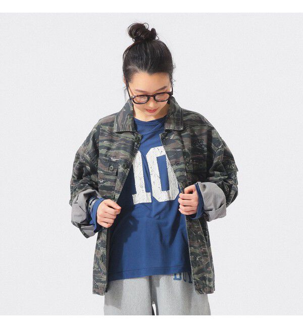 BEAMSBOY「リップストップ ミリタリー ブルゾン」|ブルゾン・スタジャン|