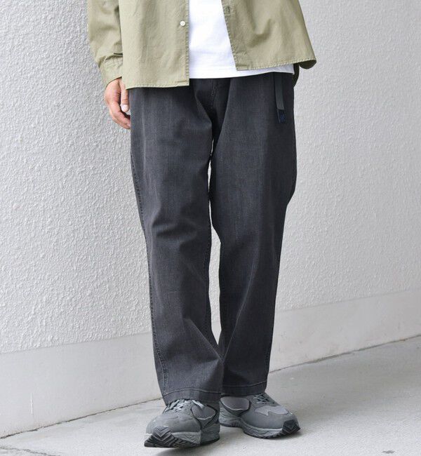 SHIPS any「【SHIPS any別注】Gramicci: オーガニックコットン ルーズテーパード ストレッチ デニム パンツ◇」|デニム|