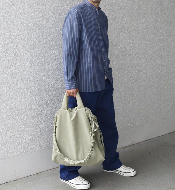 SHIPS any「SHIPS any: 3WAY ナイロン ギャザー ショルダーバッグ (ユニセックス)◇」|ショルダー・メッセンジャー|